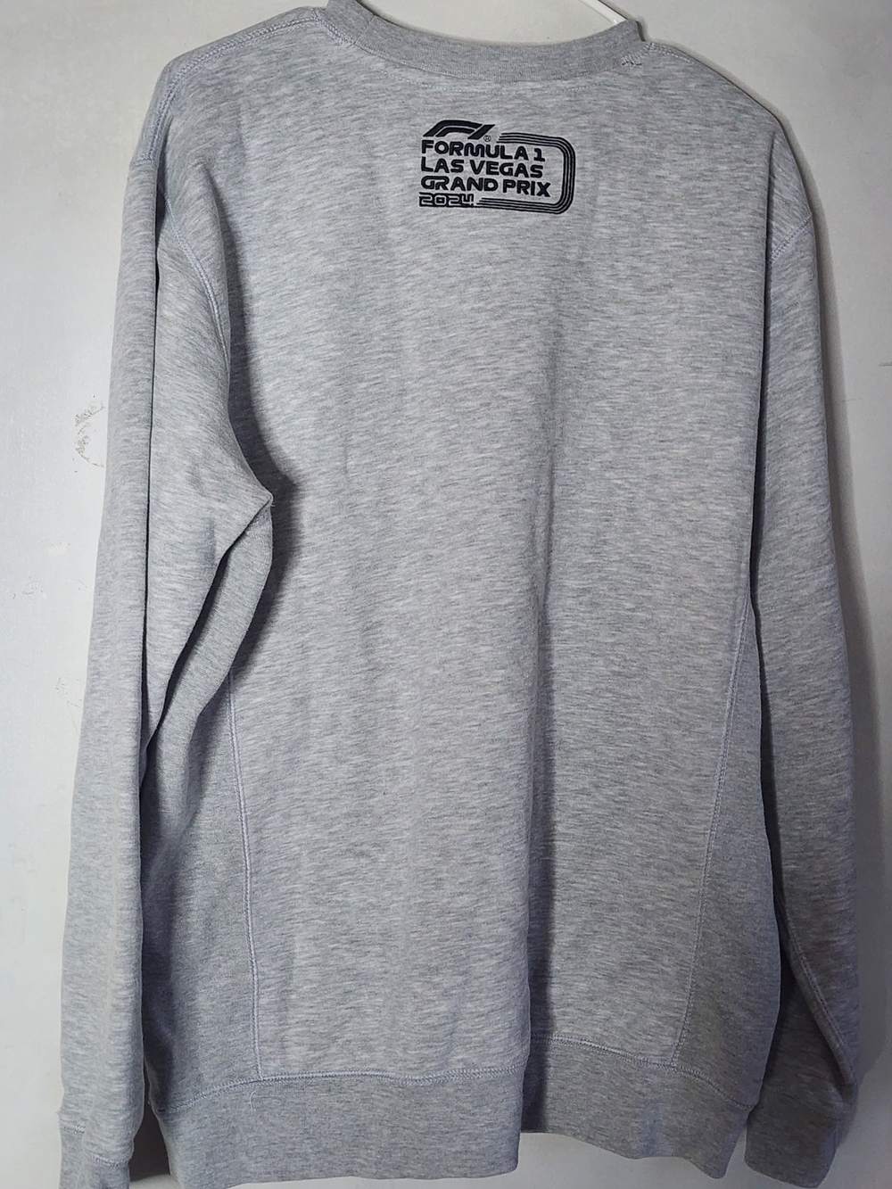 Formula 1 Oficial Produc Light Grey F1 Logo Crewneck Sweatshirt - Picture 2 of 9